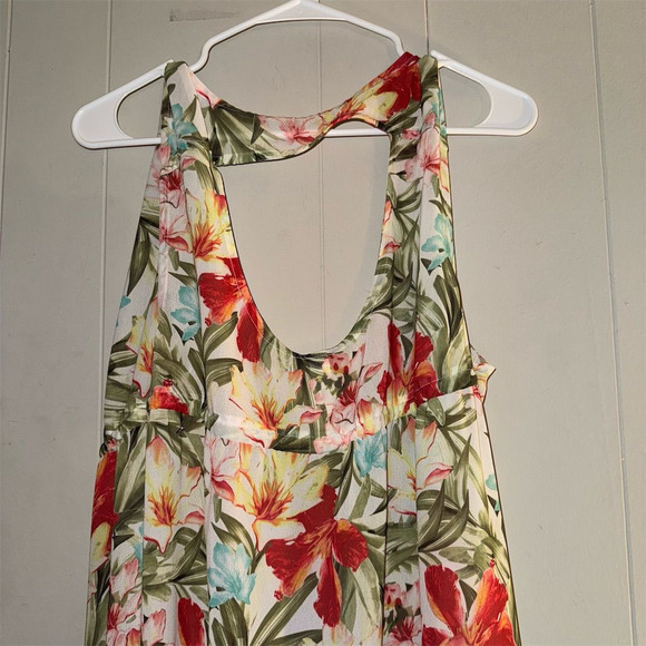 Lane Bryant Women's Floral Sleeveless Maxi Swimsuit Cover Size 14 Multicolor - Picture 5 of 8